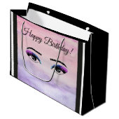 Gelukkige Verjaardag Origineel Kunstwerk (Alle Oge Groot Cadeauzakje (Voorkant Gekanteld)