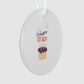 Gelukkige verjaardag ornament (voorkant)