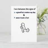 Gelukkige Verjaardag Oud 40 50 60 70 80 Grappig Kaart (Staand voorkant)