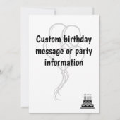 Gelukkige Verjaardag Oud 40 50 60 70 80 Grappig Kaart (Achterkant)