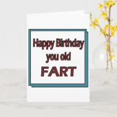 Gelukkige verjaardag, oude scheet kaart (Gele Bloem)