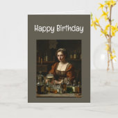 Gelukkige verjaardag Oudere medicijnen Kaart (Gele Bloem)