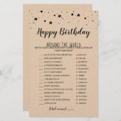 Gelukkige Verjaardag over de hele wereld Verjaarda (Voorkant / Achterkant)