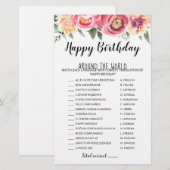 Gelukkige Verjaardag over de hele wereld Verjaarda (Voorkant / Achterkant)