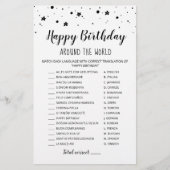 Gelukkige Verjaardag over de hele wereld Verjaarda (Voorkant)