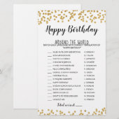 Gelukkige Verjaardag over de hele wereld Verjaarda (Voorkant / Achterkant)