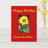 Gelukkige Verjaardag! Over het Wenskaart van Kaart (Gele Bloem)