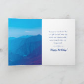 Gelukkige verjaardag pa God zegene je je op je ver Feestdagen Kaart (Binnen)