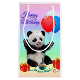 GELUKKIGE VERJAARDAG PANDA KLEIN CADEAUZAKJE