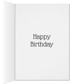 Gelukkige verjaardag. Panda. Roze kinder dierkaart (Binnen (Rechts))