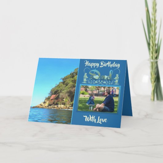 Gelukkige Verjaardag Pap 0758 Kaart (Voorkant)