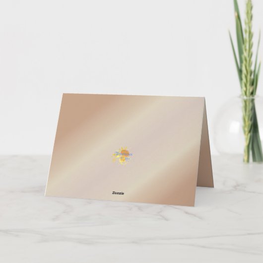 Gelukkige Verjaardag Pap Beach 786 Kaart (Achterkant)