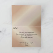 Gelukkige Verjaardag Pap Beach 786 Kaart (Binnen)