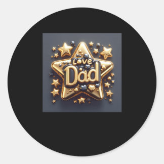 Gelukkige verjaardag papa1 ronde sticker