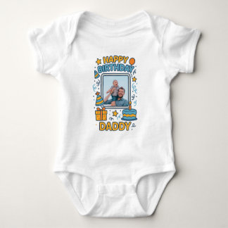 GELUKKIGE VERJAARDAG PAPA BABY KLEDING AANGEPASTE ROMPER