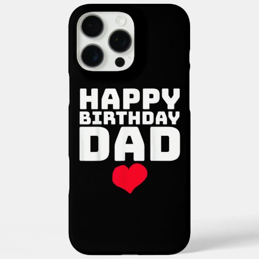 Gelukkige verjaardag papa Case-Mate iPhone case (Achterkant)