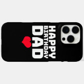 Gelukkige verjaardag papa Case-Mate iPhone case (Achterkant (horizontaal))
