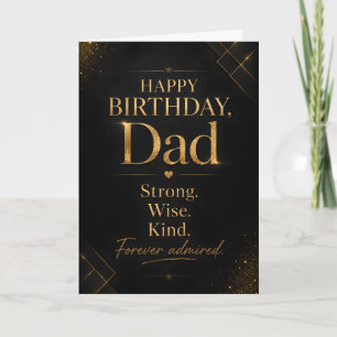 Gelukkige verjaardag papa citaat, sterk wijs vrien kaart