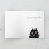 Gelukkige verjaardag papa! - Funny Owl Father's Kaart (Binnen)