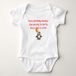 Gelukkige verjaardag papa, grappig cadeau van Baby Romper