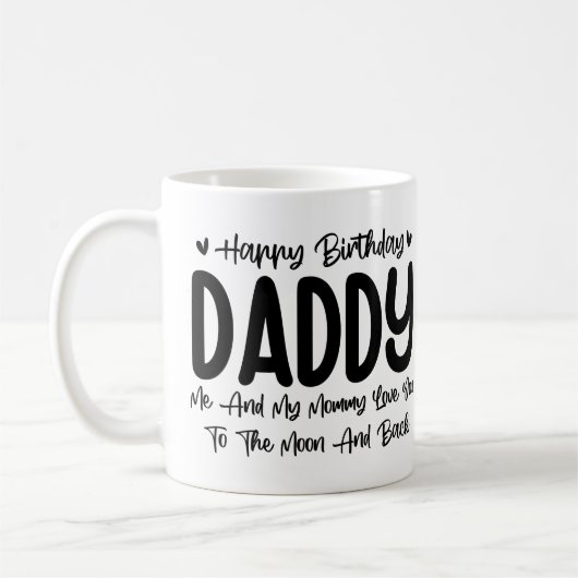 Gelukkige Verjaardag Papa Grappige Verjaardag Papa Koffiemok (Links)