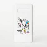 Gelukkige verjaardag. Papa, ik hou van je. Samsung Galaxy S10 Hoesje<br><div class="desc">Gelukkige verjaardag voor de beste vader ter wereld. Grappig en leuk ontwerp op de verjaardag met een mooie teddybeer met een cadeau en een grappig potlood om de verjaardagswensen te schrijven. Een perfecte match voor kleding.</div>