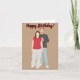 Gelukkige verjaardag papa, opa etc. bedankkaart