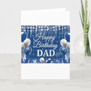 Gelukkige verjaardag papa, papa Verjaardagskaart Feestdagen Kaart