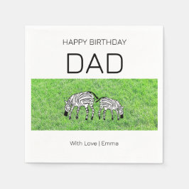 Gelukkige verjaardag papa, Schattigee en gelukkige Servet