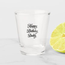 gelukkige verjaardag papa shotglas