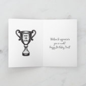 Gelukkige verjaardag papa | Vader Vist met dochter Kaart (Binnen)