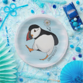 Gelukkige verjaardag, papegaaiduiker papieren bordje (Feest)