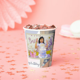 Gelukkige verjaardag papieren bekers