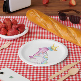 gelukkige verjaardag papieren bordje