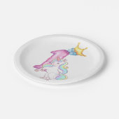 gelukkige verjaardag papieren bordje (Gekanteld)