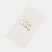 Gelukkige Verjaardag Papieren servetten, Gastenhan Servet (Hoek)