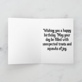 Gelukkige Verjaardag Parrot Kaart (Binnen)