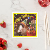 Gelukkige Verjaardag - Partij Dier Guinee Varken P Servet (Insitu)