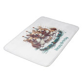 Gelukkige verjaardag Pembroke Welsh Corgi Dogs Badmat (Gekanteld)