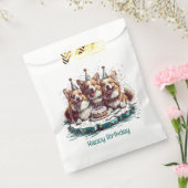 Gelukkige verjaardag Pembroke Welsh Corgi Dogs Bedankzakje (Gezegeld)