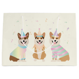 Gelukkige verjaardag Pembroke Welsh Corgi Dogs Groot Cadeauzakje