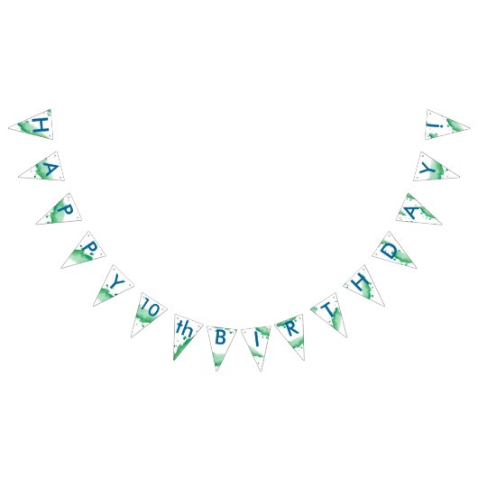 Gelukkige Verjaardag Personaliseer voor Jaar of Om Vlaggetjes (Alle)