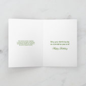 GELUKKIGE VERJAARDAG - PIOENEN / BOOG KAART (Binnen)