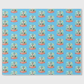 Gelukkige Verjaardag Pirate Avontuur Cadeaupapier (Vlak)