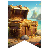 Gelukkige Verjaardag Pirate Paradise Vlaggetjes (Eerste vlag)