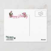 Gelukkige Verjaardag - Pitbull - Tigger Briefkaart (Achterkant)