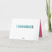 Gelukkige verjaardag! Poedel Dog Art Kaart (Achterkant)