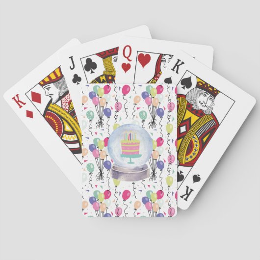 Gelukkige verjaardag pokerkaarten (Achterkant)