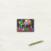 Gelukkige verjaardag 🎂 post-it® notes (Op bureau)