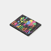 Gelukkige verjaardag 🎂 post-it® notes (Schuin)